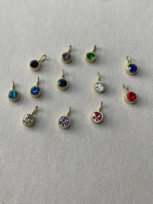 Personlig fødselstein charm